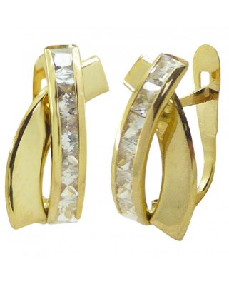 PENDIENTES BANDAS Y CIRCONITAS CARRE.CATALAN.