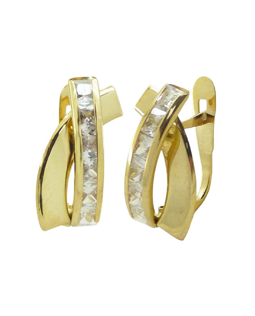 PENDIENTES BANDAS Y CIRCONITAS CARRE.CATALAN.