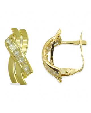 PENDIENTES BANDAS Y CIRCONITAS CARRE.CATALAN.