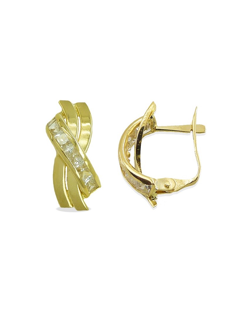 PENDIENTES BANDAS Y CIRCONITAS CARRE.CATALAN.