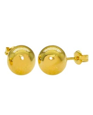 PENDIENTES BOLA LISA 10MM.PRESION.