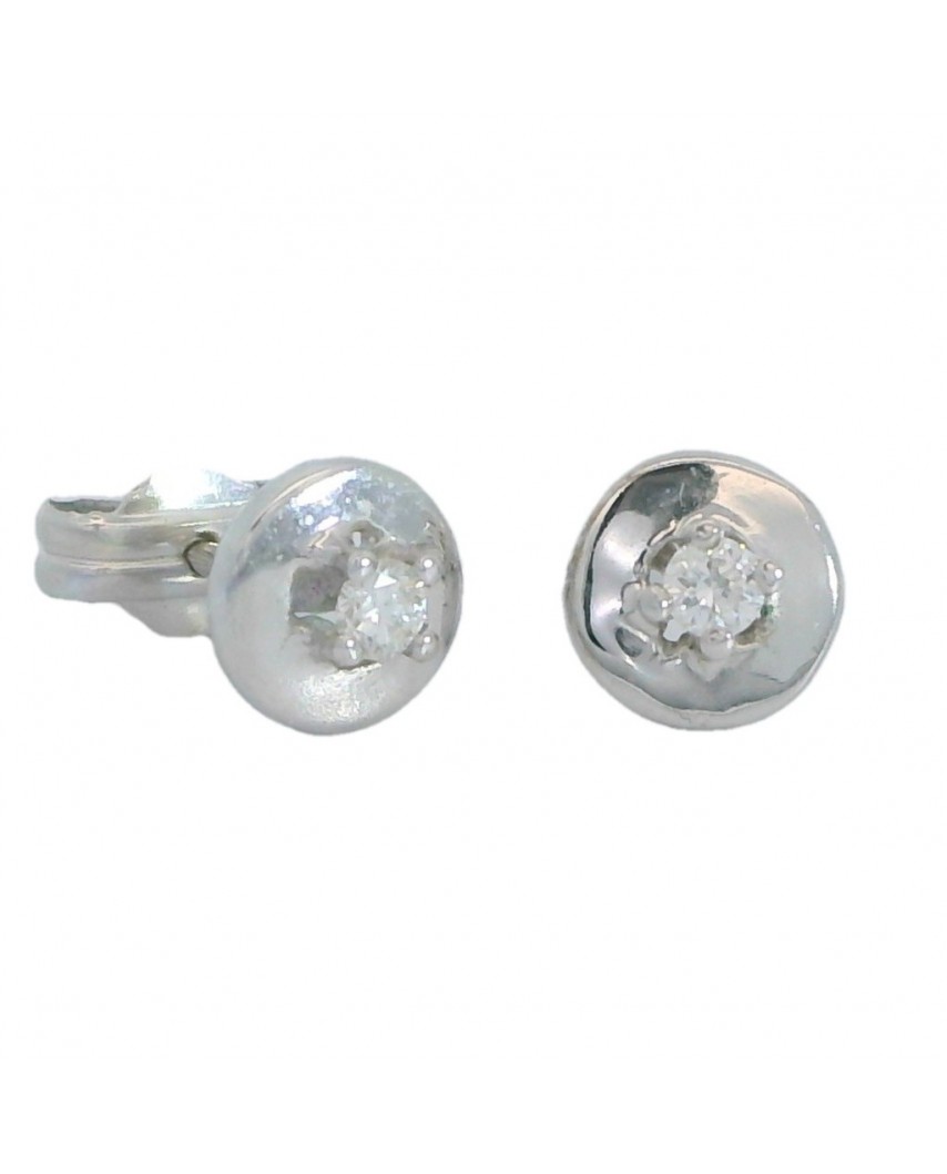 PENDIENTES CHATON BRILLANTE 2.25MM VS-H 0.10CT TW