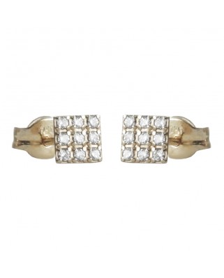 PENDIENTES CUADRADOS CON CIRCONITAS. PRESION