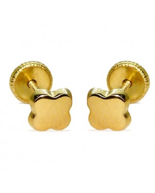 PENDIENTES CUATREBOL LISO 5MM.TORNILLO