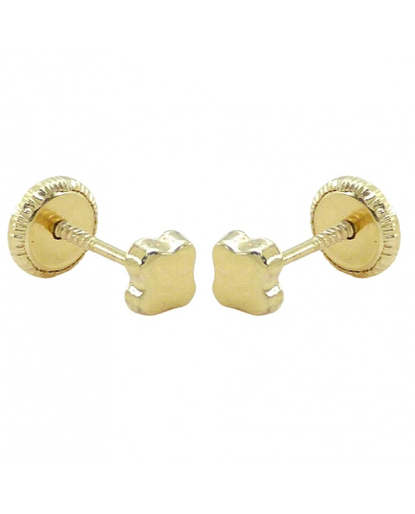 PENDIENTES CUATREBOL LISO.4.5MM.TORNILLO