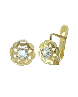 PENDIENTES CUBANA PRIEMERA POSTURA.CATALAN 8x8MM.