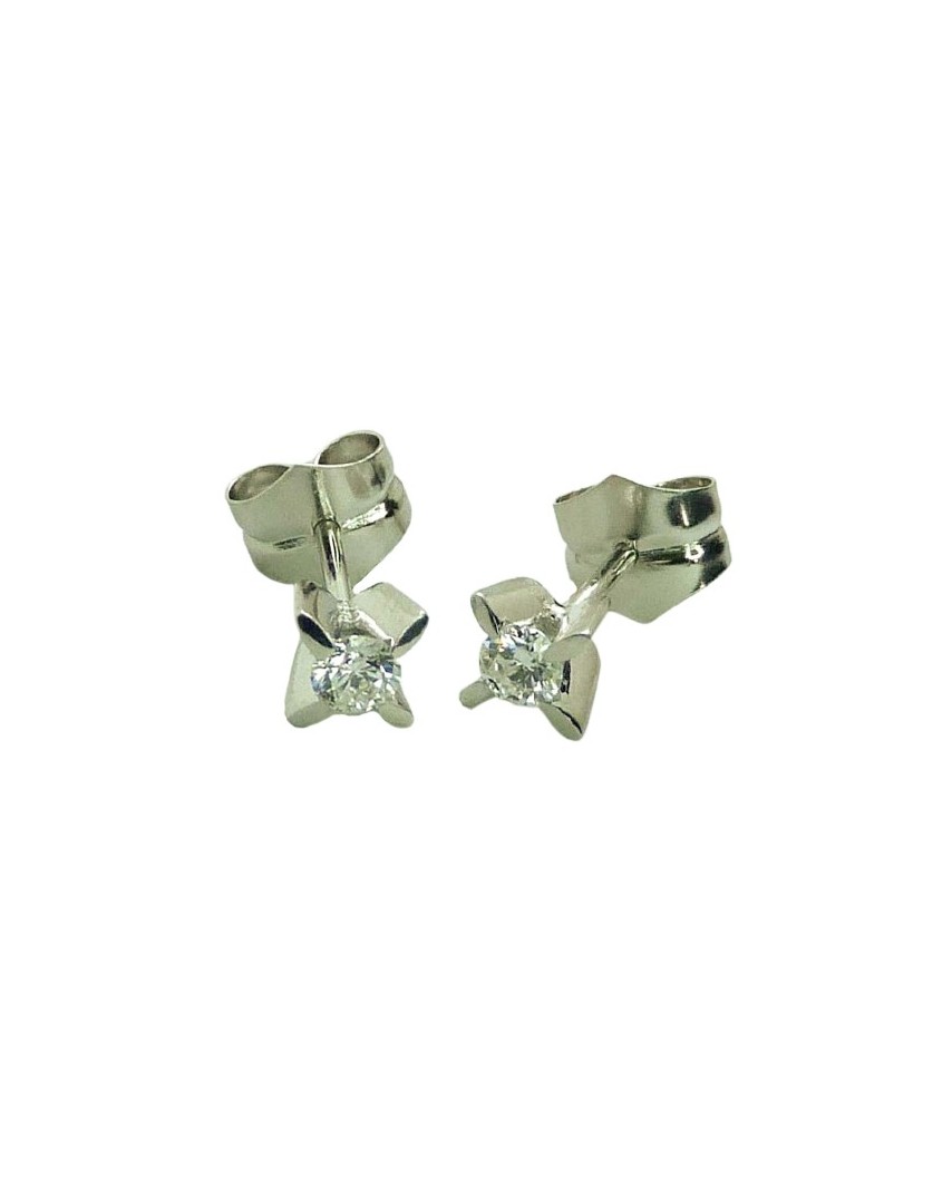 PENDIENTES GARRA CUCHILLA BRILLANTES 3'5MM 0.34 CT TW VS-H.