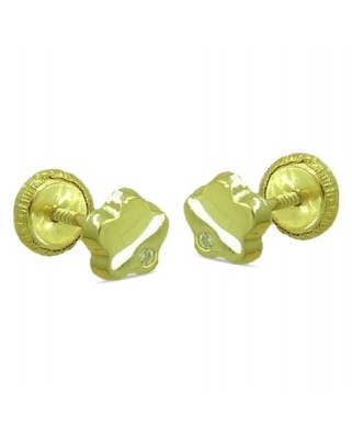 PENDIENTES MARGARITA PIEDRAS. 6MM .