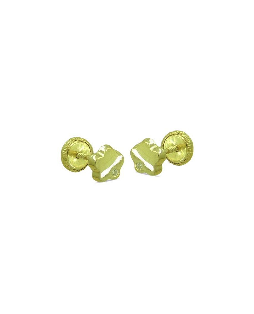 PENDIENTES MARGARITA PIEDRAS. 6MM .