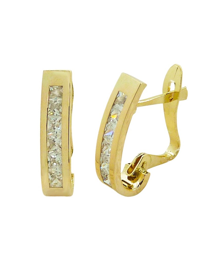 PENDIENTES MEDIO ARO 14x3.5 , CIRCONITA CATALAN