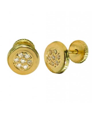 PENDIENTES REDONDOS MICROENGASTE.7MM.