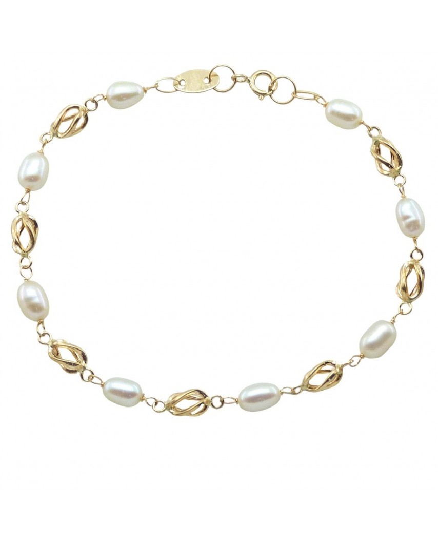 PULSERA COMUNION JAULA PERLA JAULA S/CHAPA