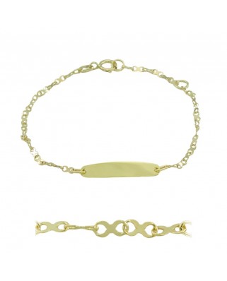 PULSERA ESCLAVA LISA BEBE 14-12 CM