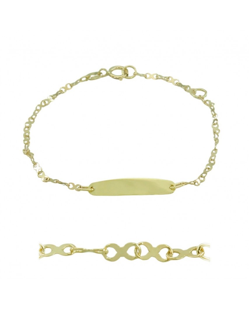 PULSERA ESCLAVA LISA BEBE 14-12 CM