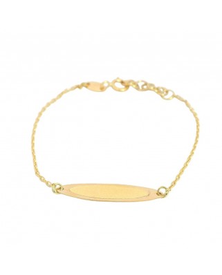 PULSERA ESCLAVA TALLADA BEBE 13.5MM