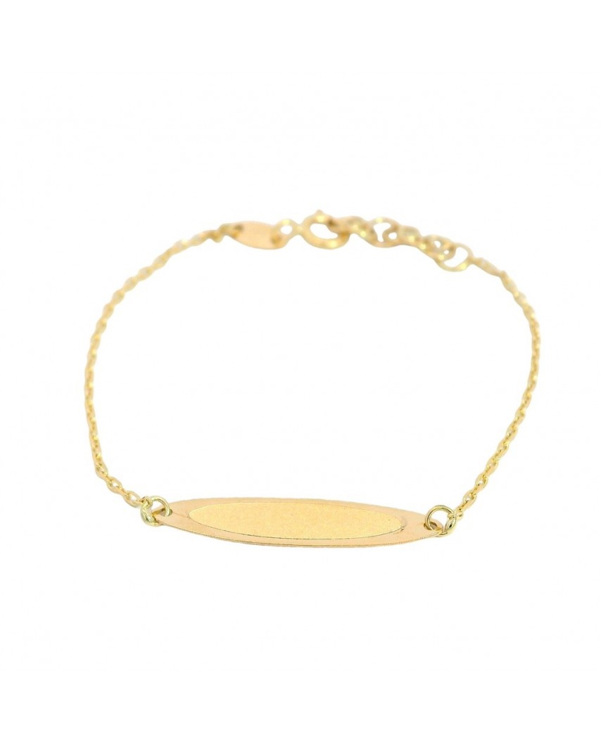 PULSERA ESCLAVA TALLADA BEBE 13.5MM