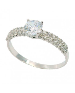 SOLITARIO 4 GARRAS BRAZO DOBLE PIEDRAS