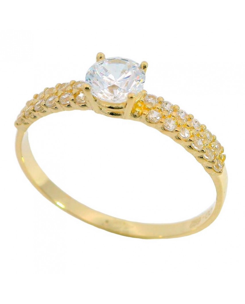 SOLITARIO 4 GARRAS BRAZO DOBLE PIEDRAS