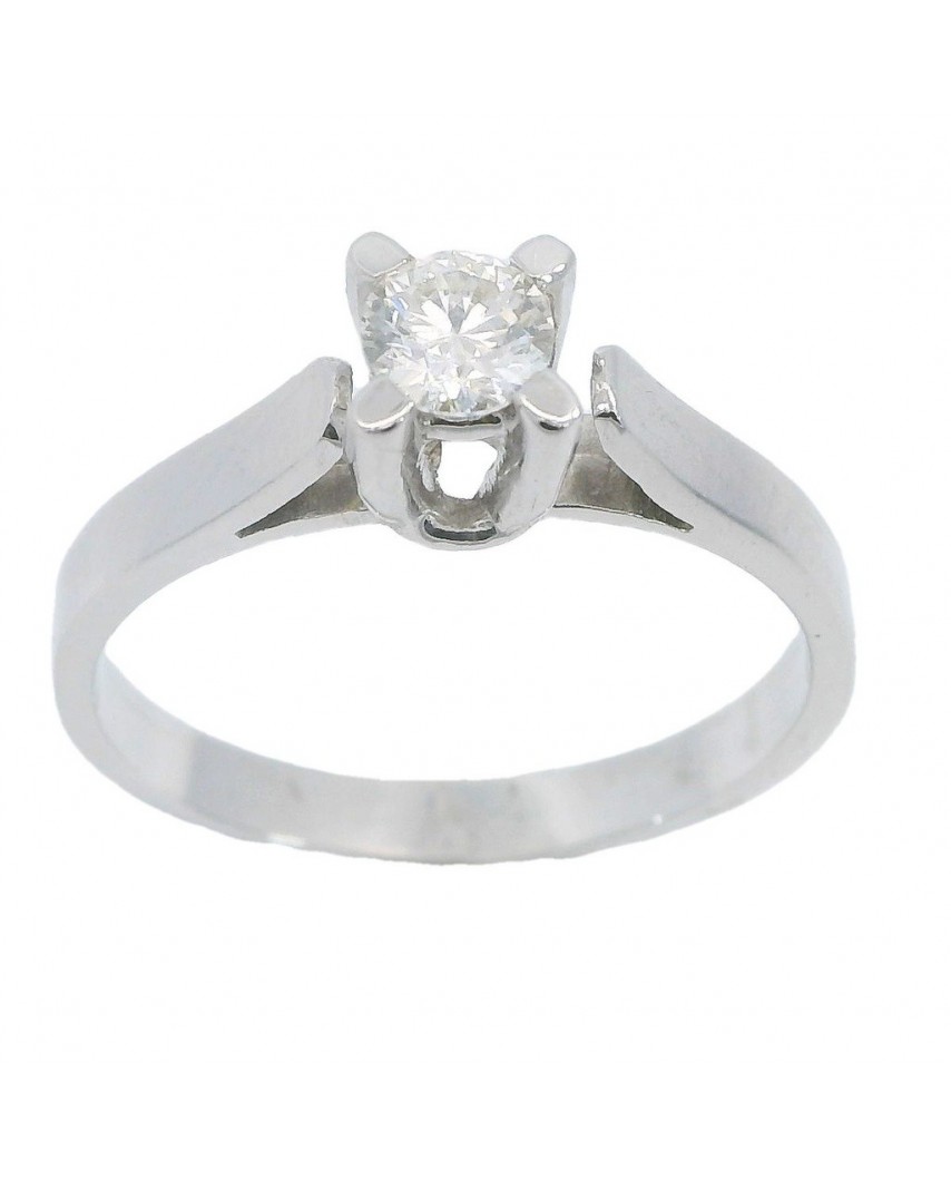 SOLITARIO BRILLANTE  4.0 MM VS-H 0.25 CT
