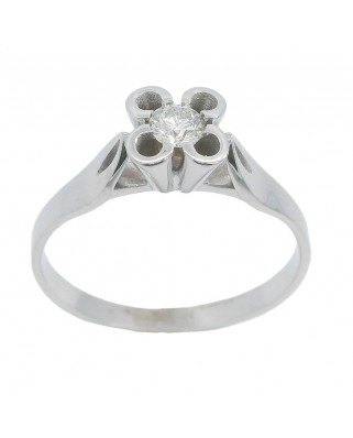 SOLITARIO BRILLANTE  4.00MM VS-H 0.25 CT