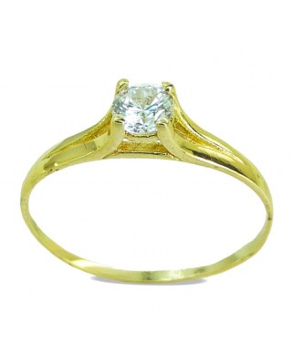 SOLITARIO CIRCONITA ORO AMARILLO.