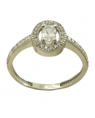 SORT.ORO BLANCO PIEDRAS FUNDIDA