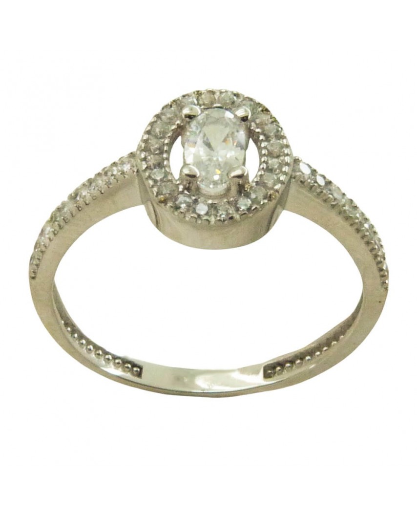 SORT.ORO BLANCO PIEDRAS FUNDIDA