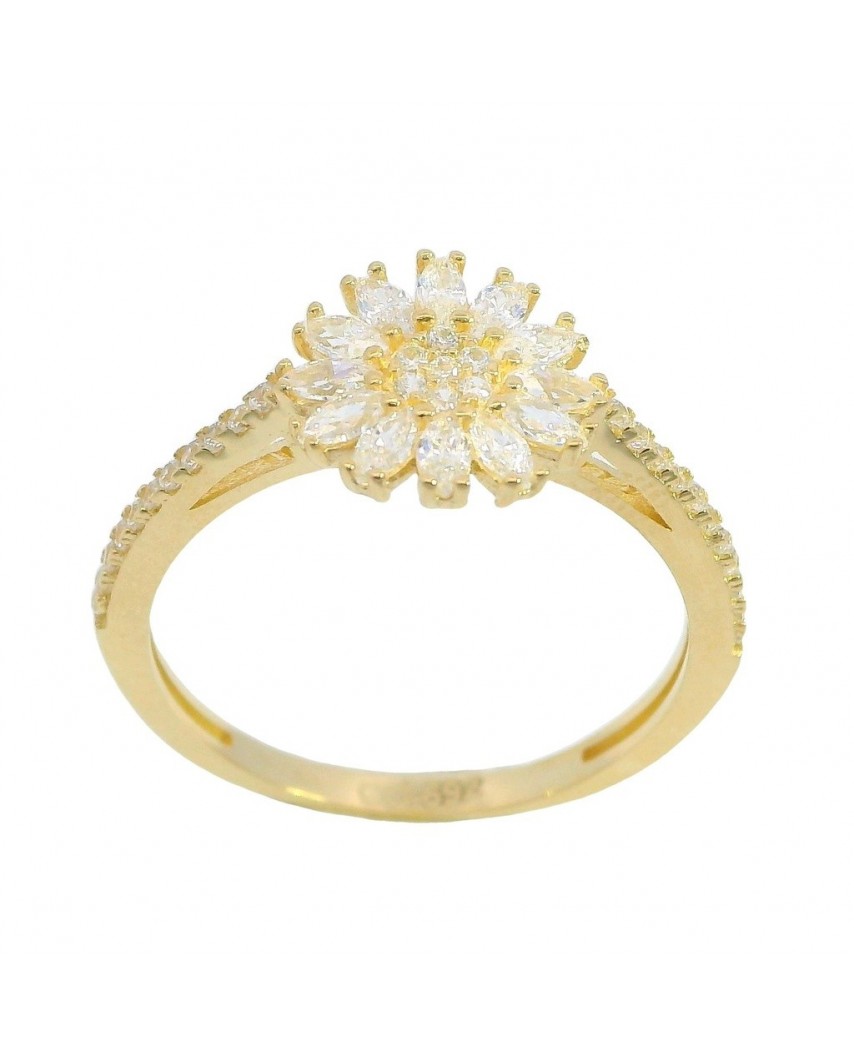 SORTIJA  CUAJO CON PIEDRAS EN BRAZOS