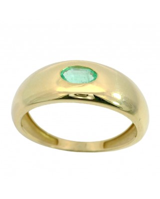 SORTIJA  PIEDRA ESMERALDA 5x3MM