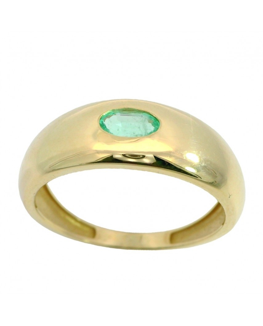 SORTIJA  PIEDRA ESMERALDA 5x3MM