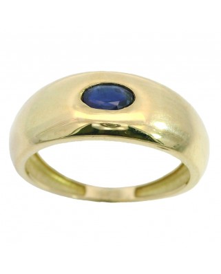 SORTIJA  PIEDRA ZAFIRO 5x3MM