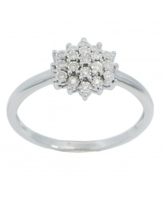 SORTIJA 14 BRILLANTES  DI 0.063 SI-H  0.063