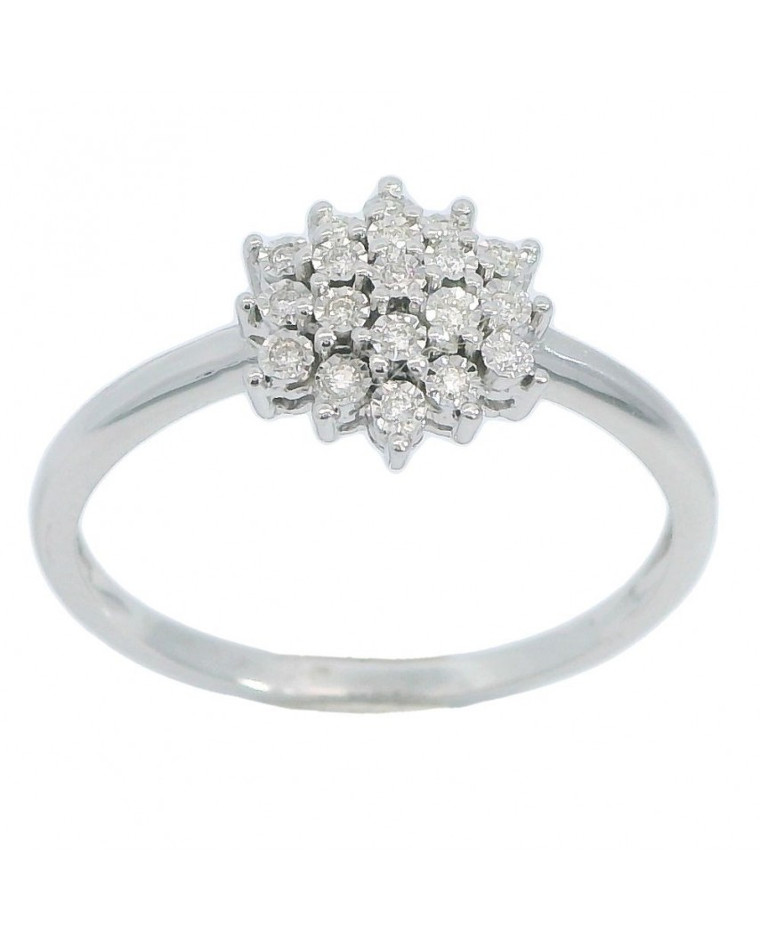 SORTIJA 14 BRILLANTES  DI 0.063 SI-H  0.063