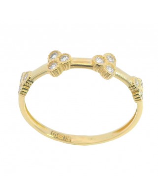 SORTIJA 4 CABEZAS DE 3 GARRAS