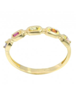 SORTIJA 5BOCELES OVALES PIEDRAS