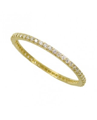 SORTIJA ALIANZA ENTERA CON CIRCONITAS