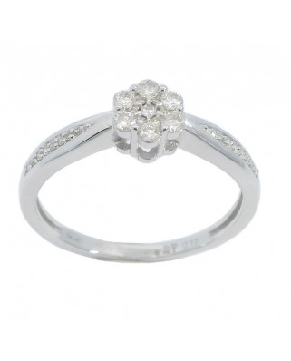 SORTIJA BRILLANTES  DI 17 RD 0.04 6 RD 0.13 DI 6 RD 0.01 SI-H