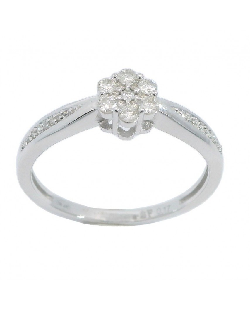 SORTIJA BRILLANTES  DI 17 RD 0.04 6 RD 0.13 DI 6 RD 0.01 SI-H