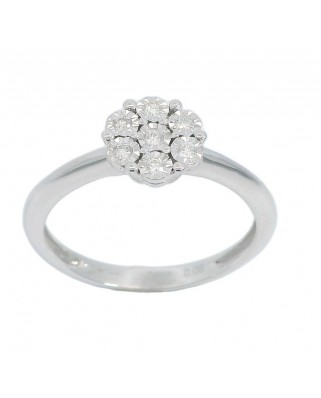 SORTIJA BRILLANTES 14 DI 0.08 CT TW SI-H