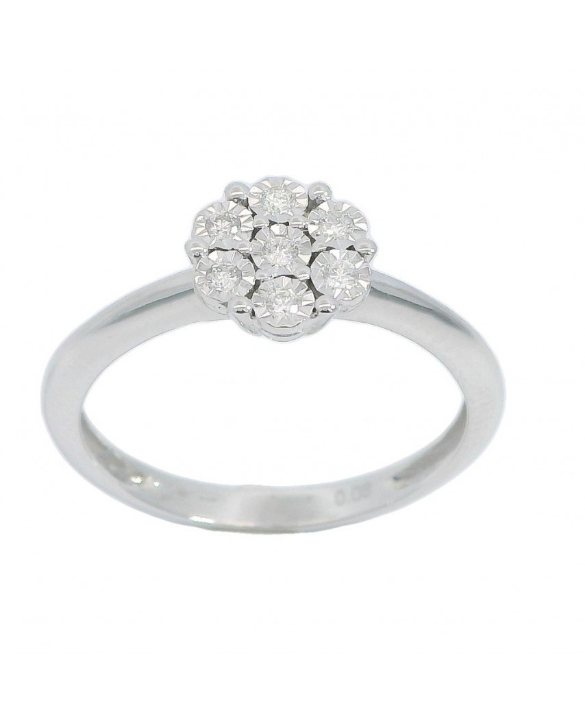 SORTIJA BRILLANTES 14 DI 0.08 CT TW SI-H