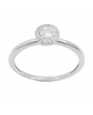 SORTIJA BRILLANTES DI 1RD 0.04 SI-H 18 SC 0.04