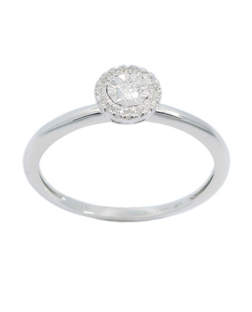 SORTIJA BRILLANTES DI 1RD 0.04 SI-H 18 SC 0.04