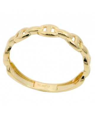 SORTIJA CADENA ESLABONES CALABROTE