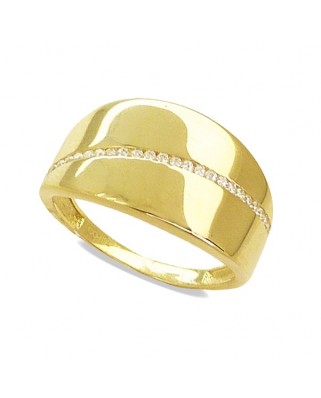 SORTIJA CON CIRCONITAS CABEZA DE 12MM.