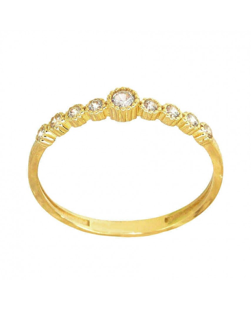 SORTIJA CON PIEDRA CENTRAL DE 3MM.