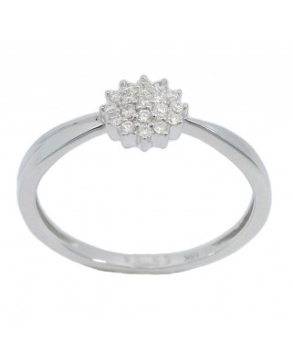 SORTIJA CUAJO  19 BRILLANTES  0.10 CT TW H-SI