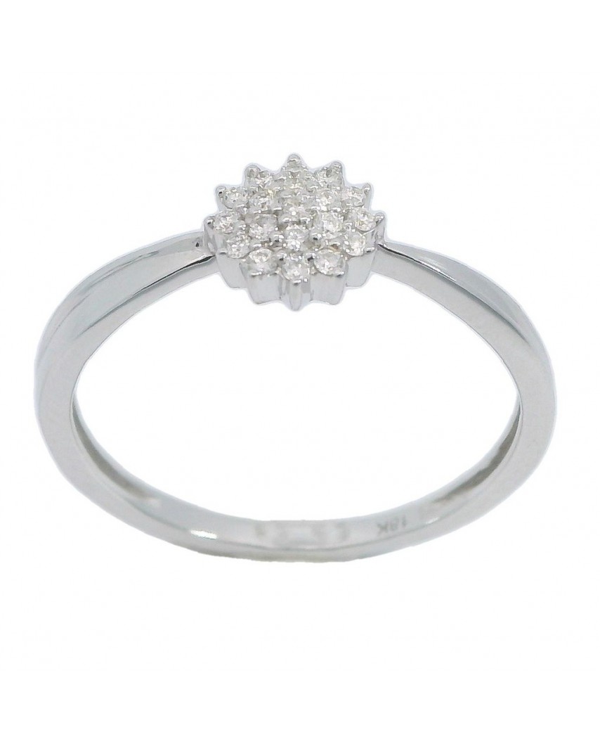 SORTIJA CUAJO  19 BRILLANTES  0.10 CT TW H-SI