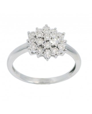 SORTIJA CUAJO 19 BRILLANTES    H-SI 0.095 CT TW