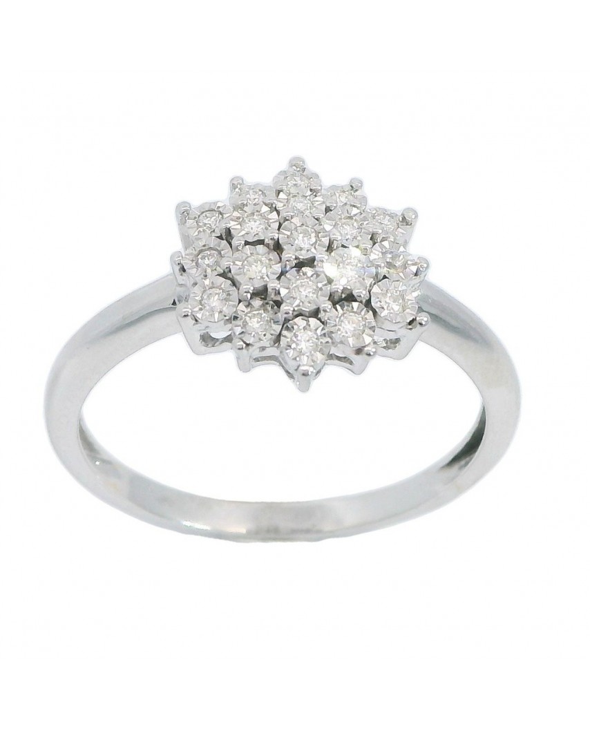 SORTIJA CUAJO 19 BRILLANTES    H-SI 0.095 CT TW