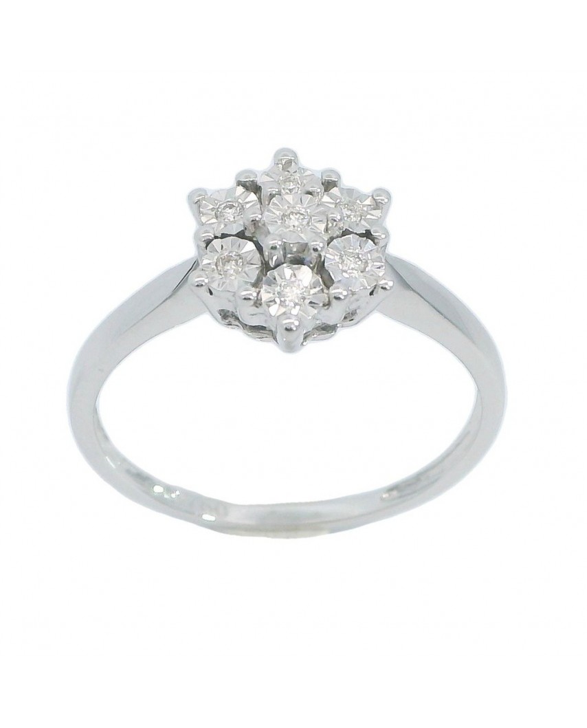 SORTIJA CUAJO 7 BRILLANTES 0.05 CT TW  H-SI